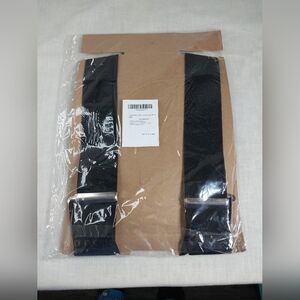 NIP Fasker Men's Black 2 Inch Wide Adjustable Clip Suspenders